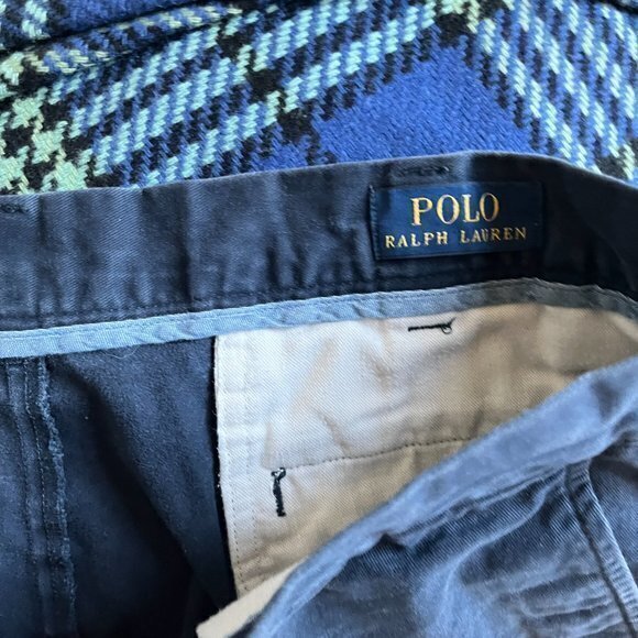 Polo Ralph Lauren Men's, Classic Stretch Fit 6" Shorts‎ Navy Blue Size 38 - Picture 5 of 9